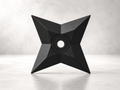 Anime Naruto Shuriken Fidget Spinner - 3D Printed Ninja Weapon Cosplay Prop & EDC Stress Relief Toy