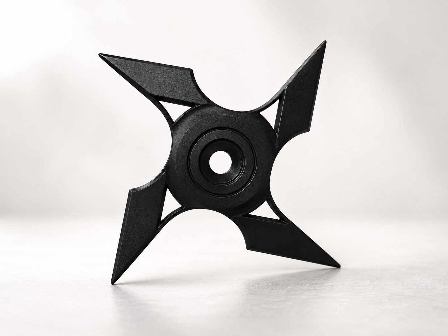 Anime Naruto Shuriken Fidget Spinner - 3D Printed Ninja Weapon Cosplay Prop & EDC Stress Relief Toy