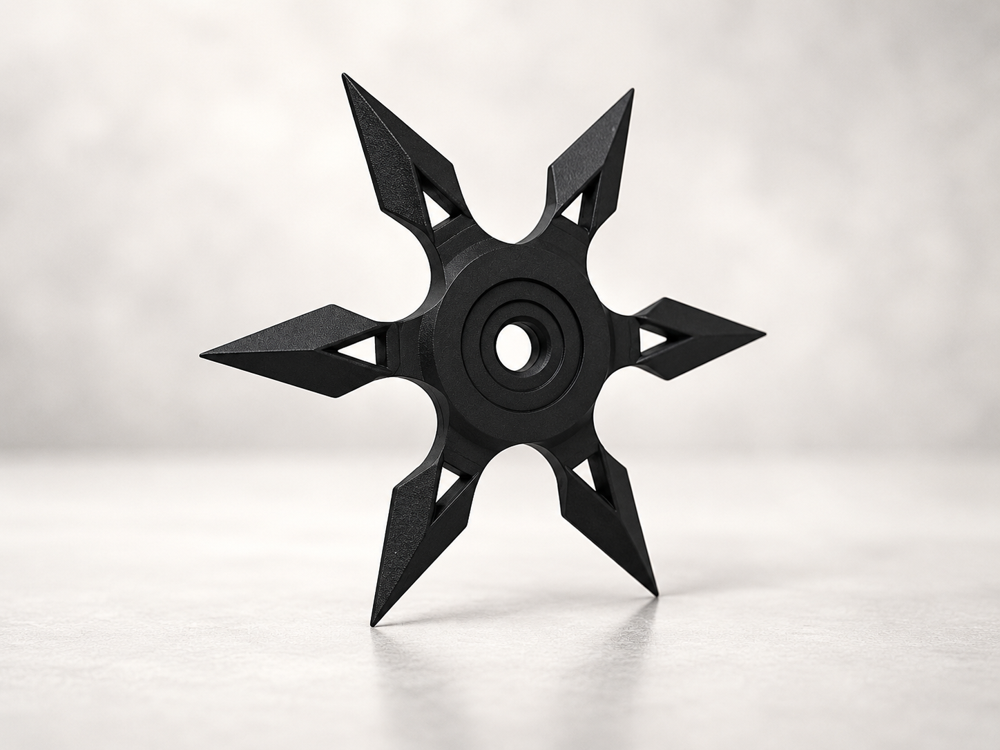 Anime Naruto Shuriken Fidget Spinner - 3D Printed Ninja Weapon Cosplay Prop & EDC Stress Relief Toy