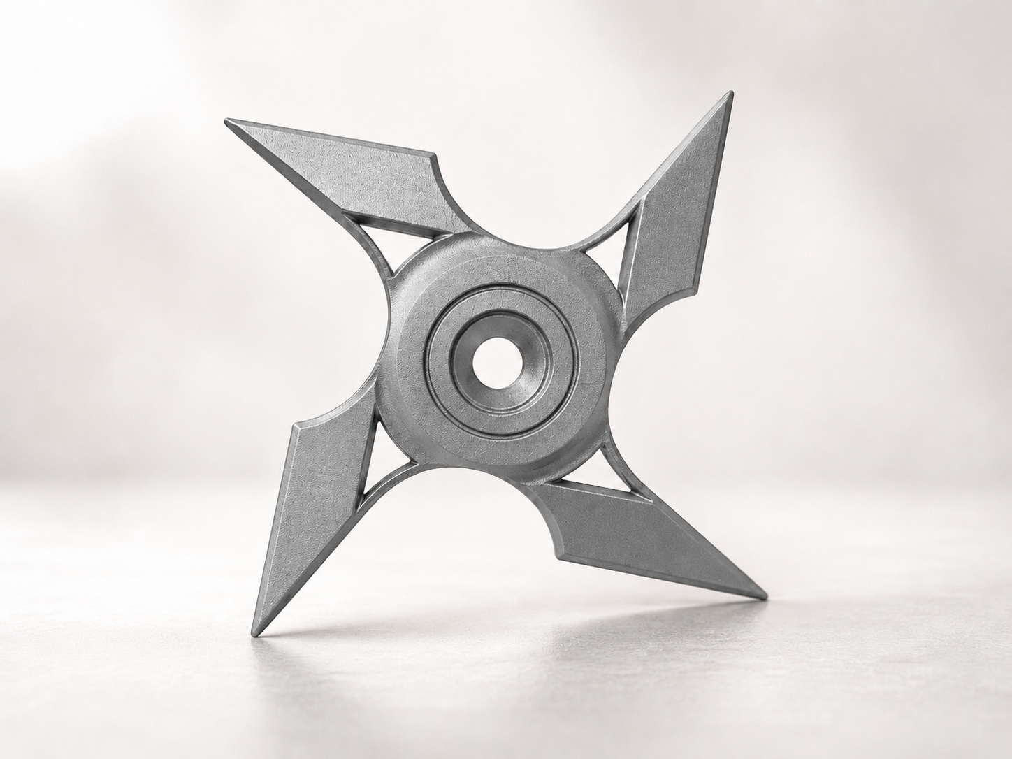 Anime Naruto Shuriken Fidget Spinner - 3D Printed Ninja Weapon Cosplay Prop & EDC Stress Relief Toy