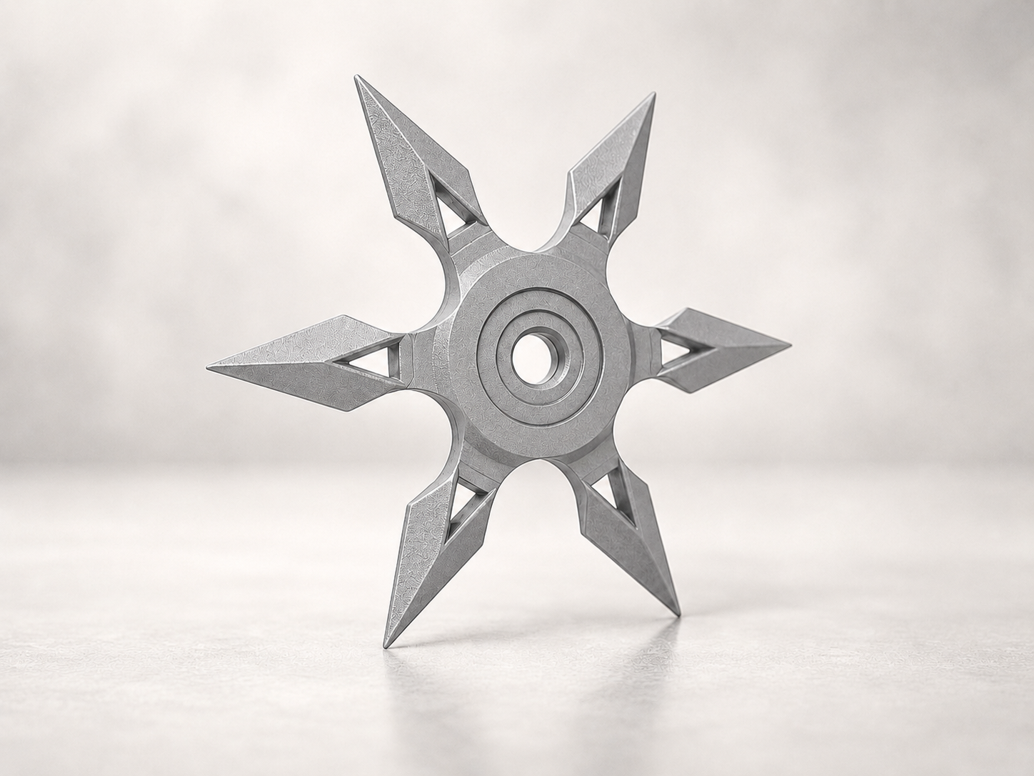 Anime Naruto Shuriken Fidget Spinner - 3D Printed Ninja Weapon Cosplay Prop & EDC Stress Relief Toy