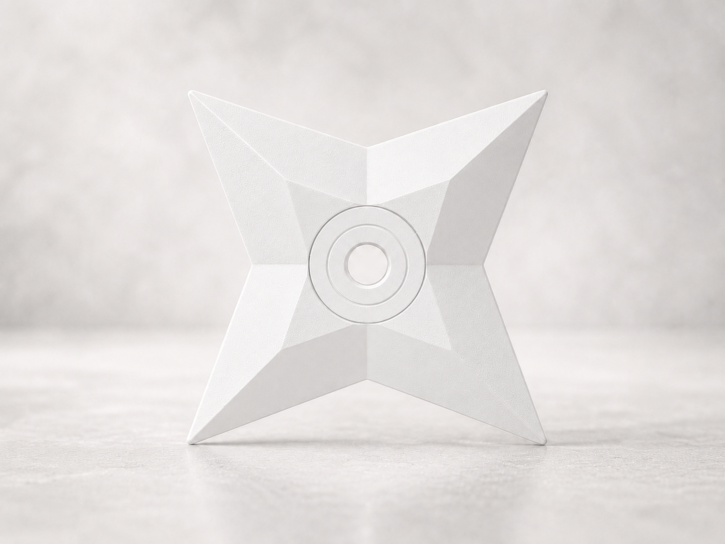 Anime Naruto Shuriken Fidget Spinner - 3D Printed Ninja Weapon Cosplay Prop & EDC Stress Relief Toy