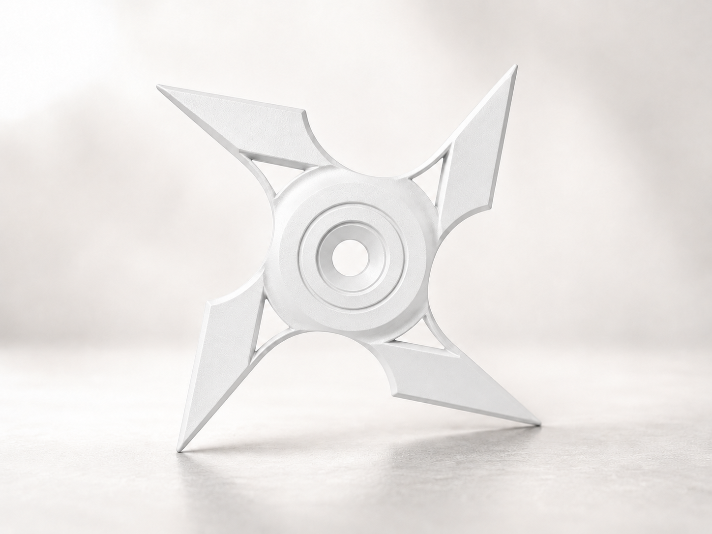 Anime Naruto Shuriken Fidget Spinner - 3D Printed Ninja Weapon Cosplay Prop & EDC Stress Relief Toy