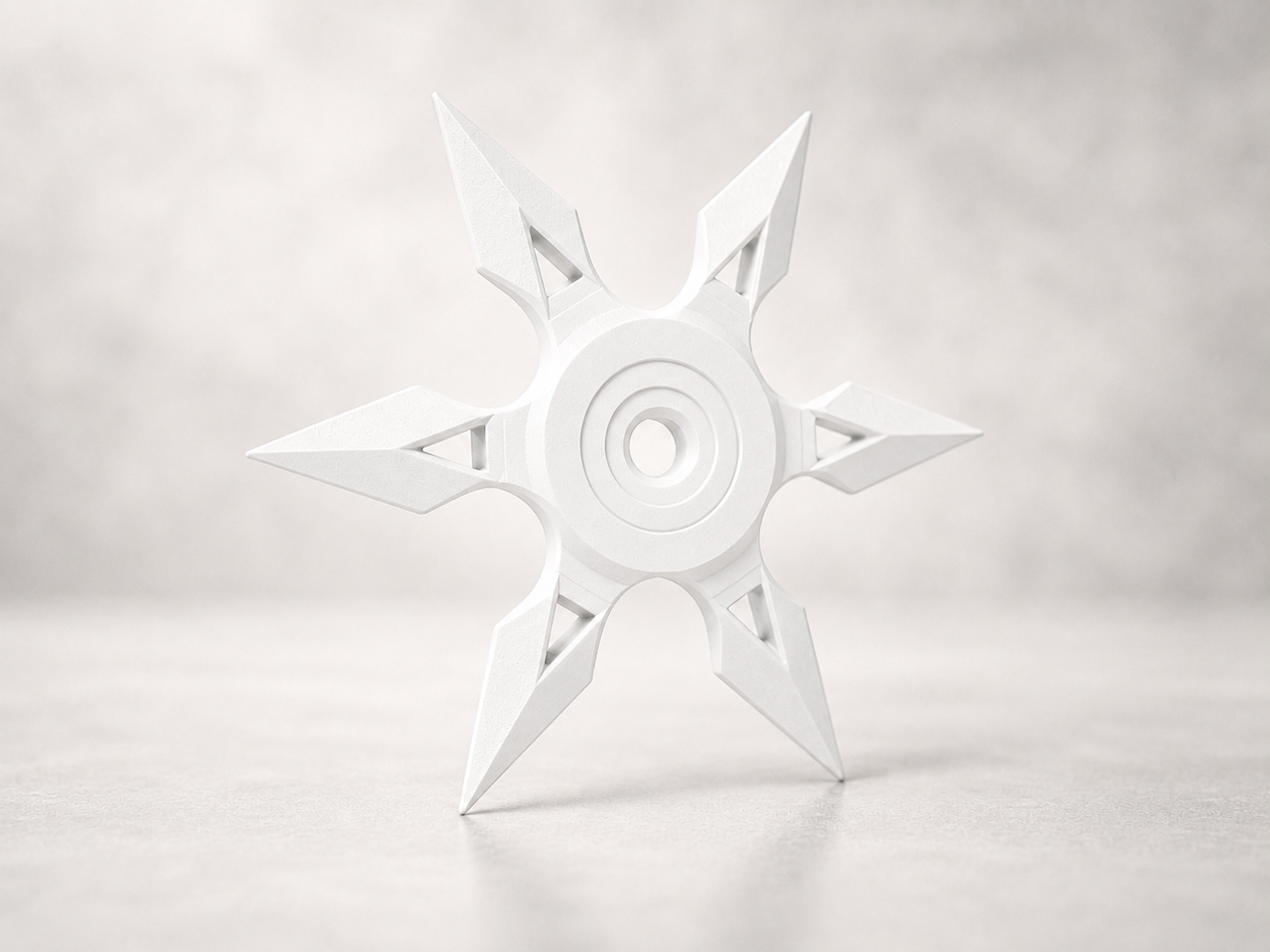 Anime Naruto Shuriken Fidget Spinner - 3D Printed Ninja Weapon Cosplay Prop & EDC Stress Relief Toy