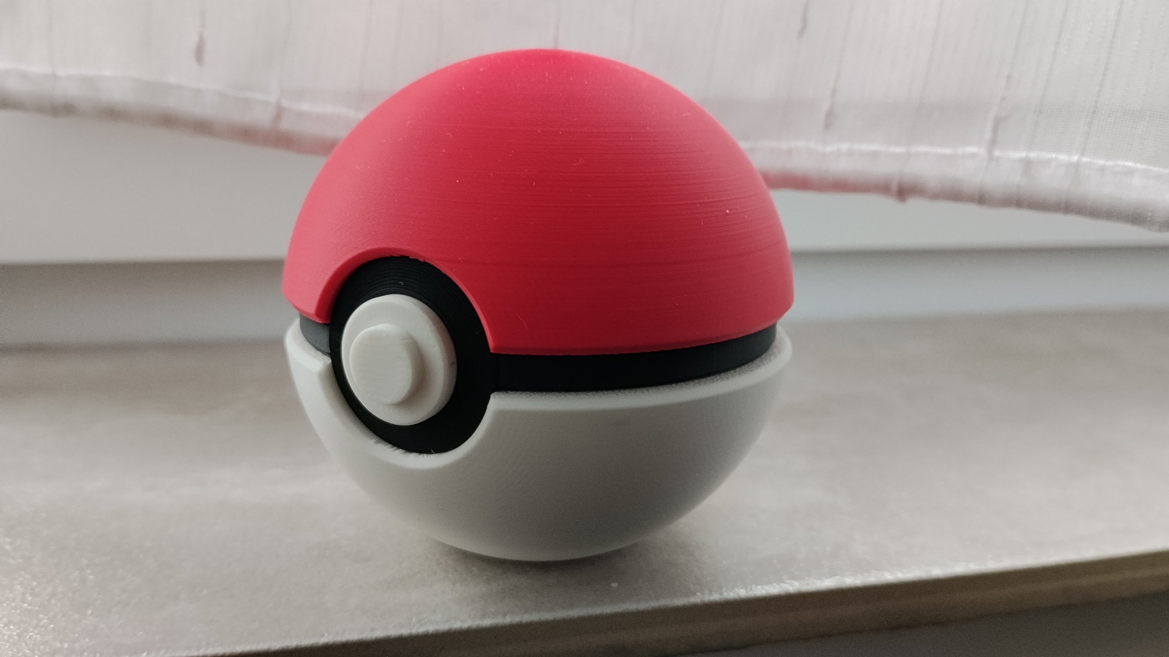 Poké Ball Replica | 3D Printed Anime Collectible & Desk Decor