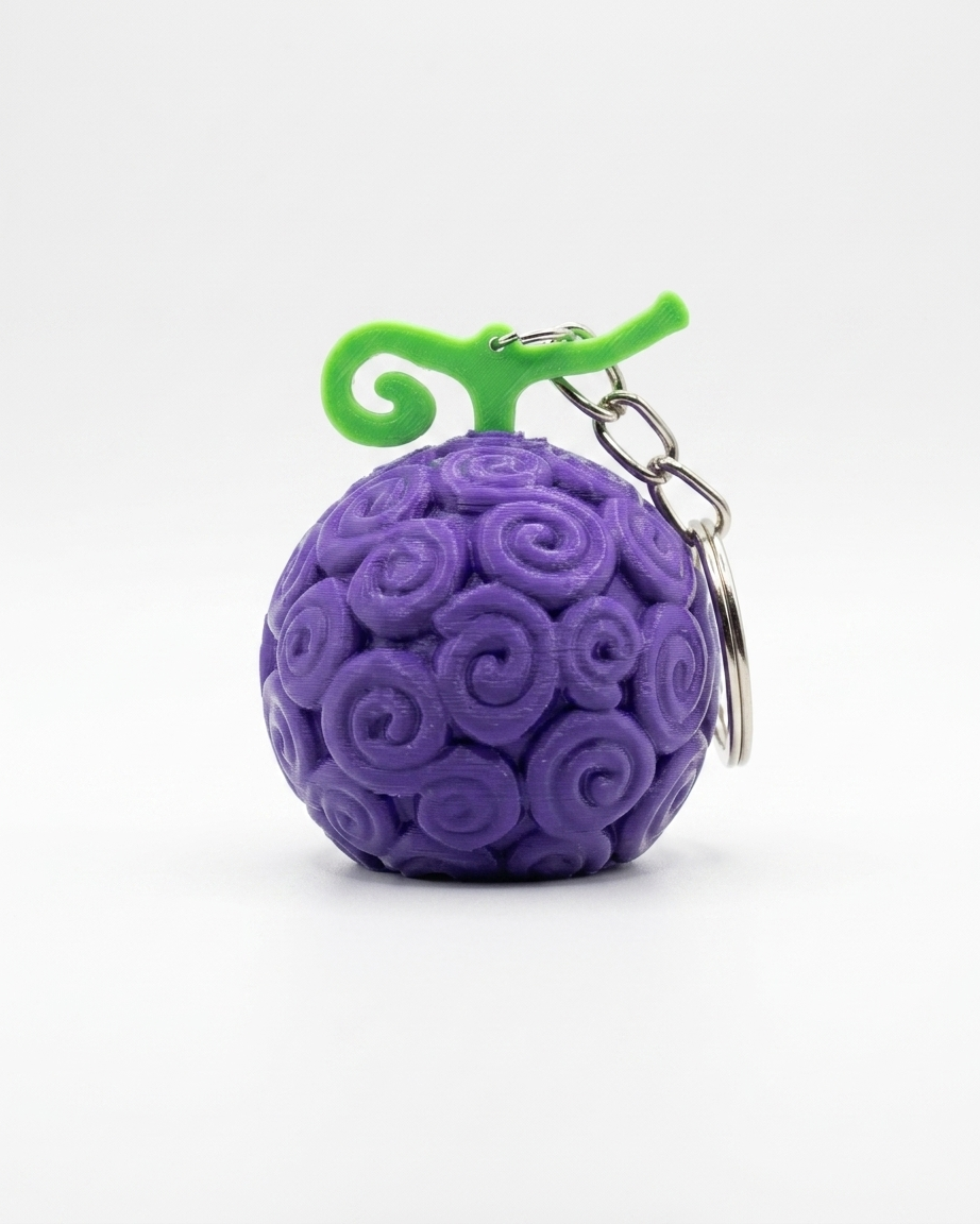One Piece Devil Fruit Keychain | 3D Printed Anime Keyring | Luffy, Mera Mera, Ope Ope & More | Collectible Gift